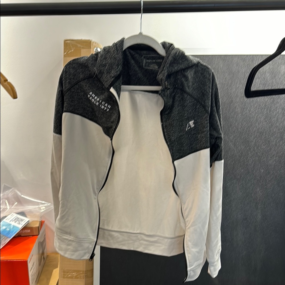 American Eagle Outfitters Performance Jacket - Black and White